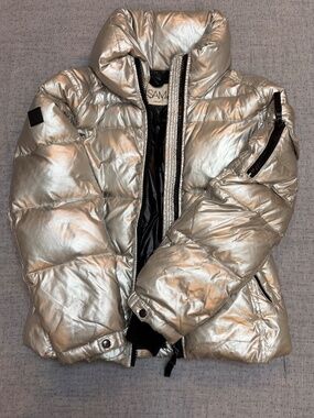 Girls Silver SAM Coat - Size 12